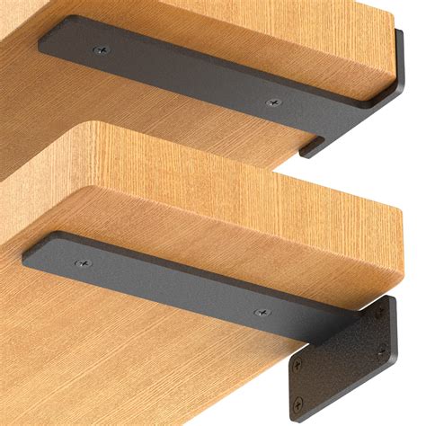 5 inch metal shelf brackets|heavy duty floating shelf brackets.